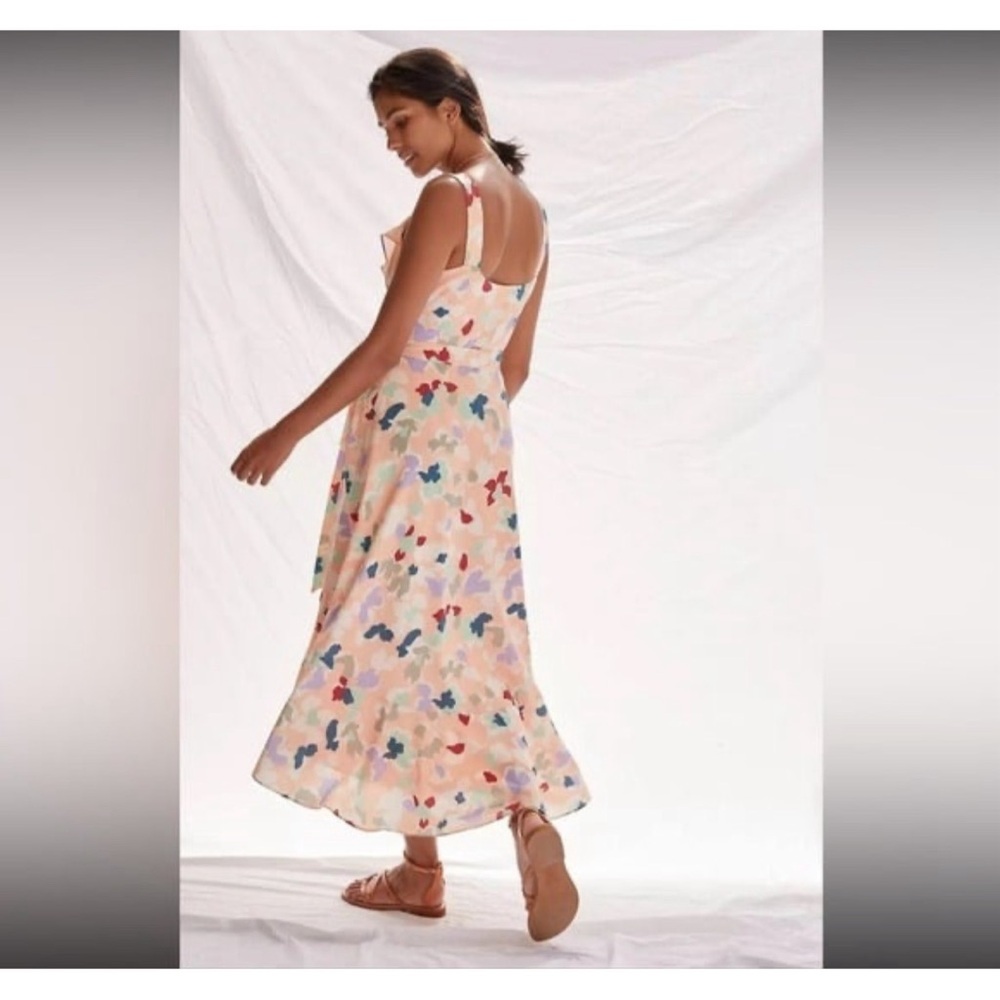 Anthropologie Hutch Garden Party Wrap Midi Dress NWT Size Small - Picture 7 of 15